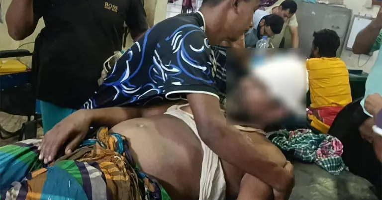 সংঘর্ষে আহতদের মধ্যে একজন
